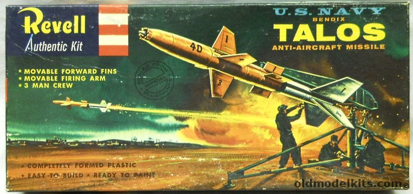 Revell 1/40 Bendix Talos US Navy Missile SAM-N-6  RIM-8 - 'S' Issue, H1808-79 plastic model kit